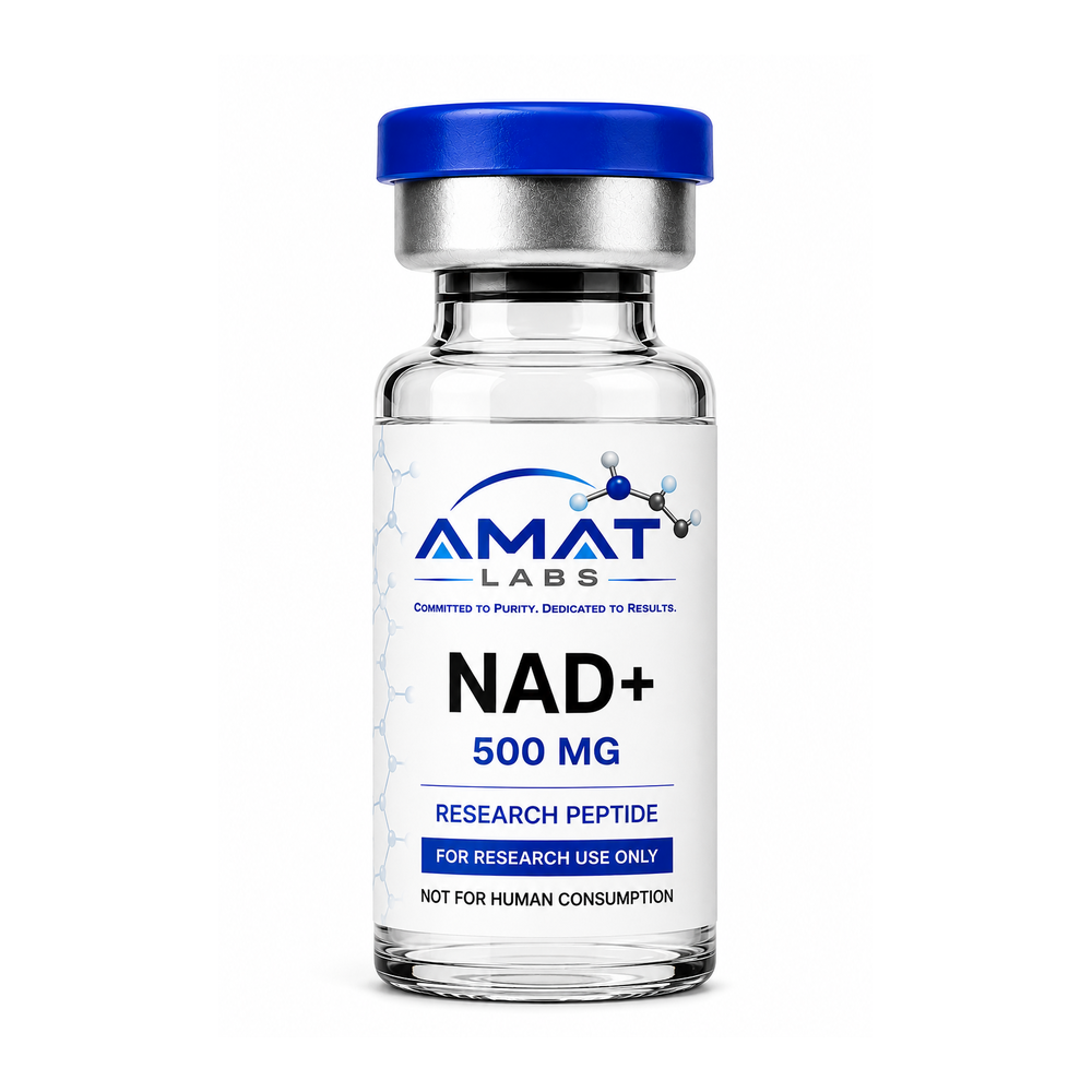 NAD+ research vial, 500 MG Lyophilized Vial